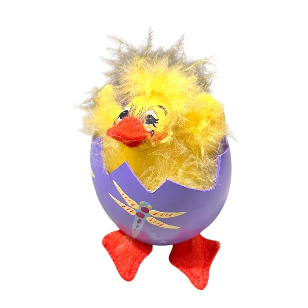 AnnaLee Duck in Egg With Dragonflies 2012
